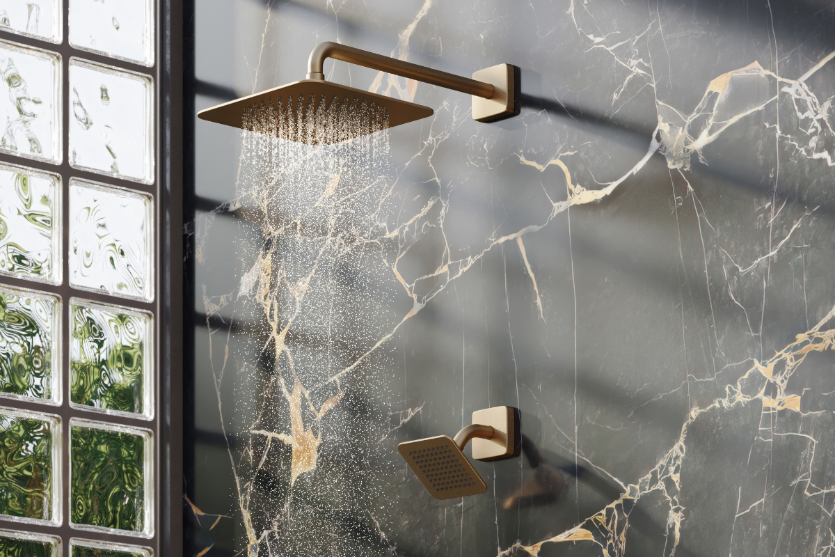 Kitchen and Bath Remodeling Square Showerhead - SPLASH Showrooms